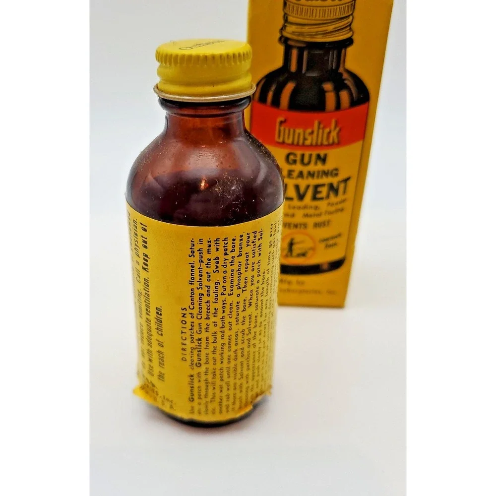 VTG Outers Gunslick Gun Cleaning Solvent Bottle w/ Box no. 444